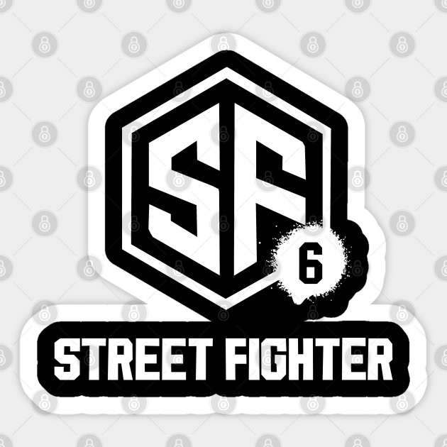 SF6 Logo - Street Fighter - Sticker | TeePublic
